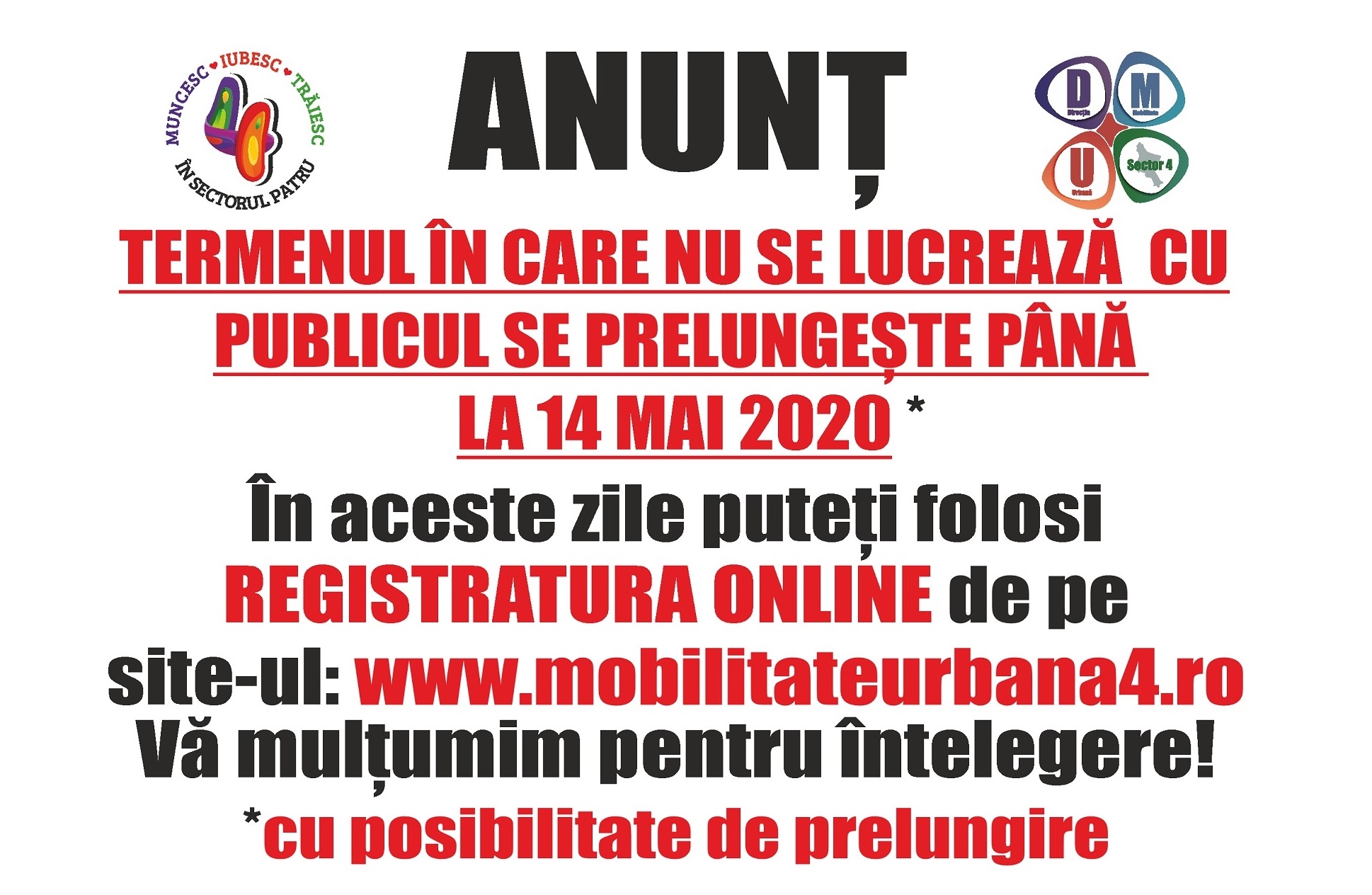 Program Lucru Publicul | DIRECȚIA MOBILITATE URBANĂ SECTOR 4